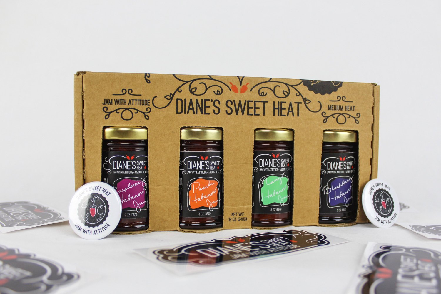 Preserves with a Kick Gift Box 3 Pack - The Sweet Heat Pack